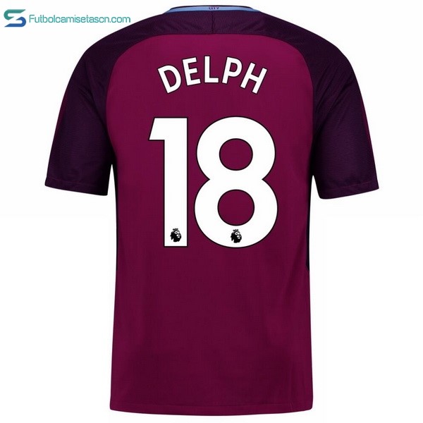 Camiseta Manchester City 2ª Delph 2017/18